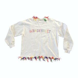 MIRA‎ MIKATI Sydney Embroidered Sweatshirt, Size 38 EU, New with tag